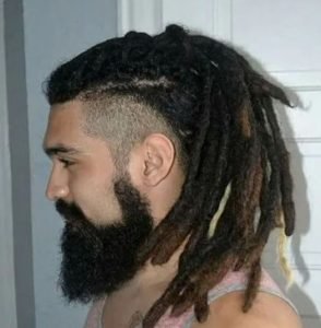 Dreadlocks and Shaved Sides