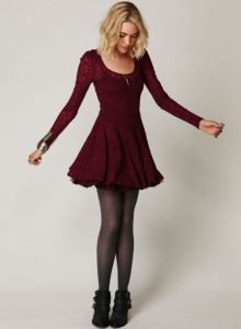 Elegant Dresses and Tights