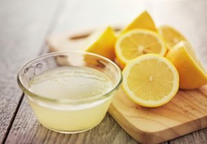 Lemon juice remedy