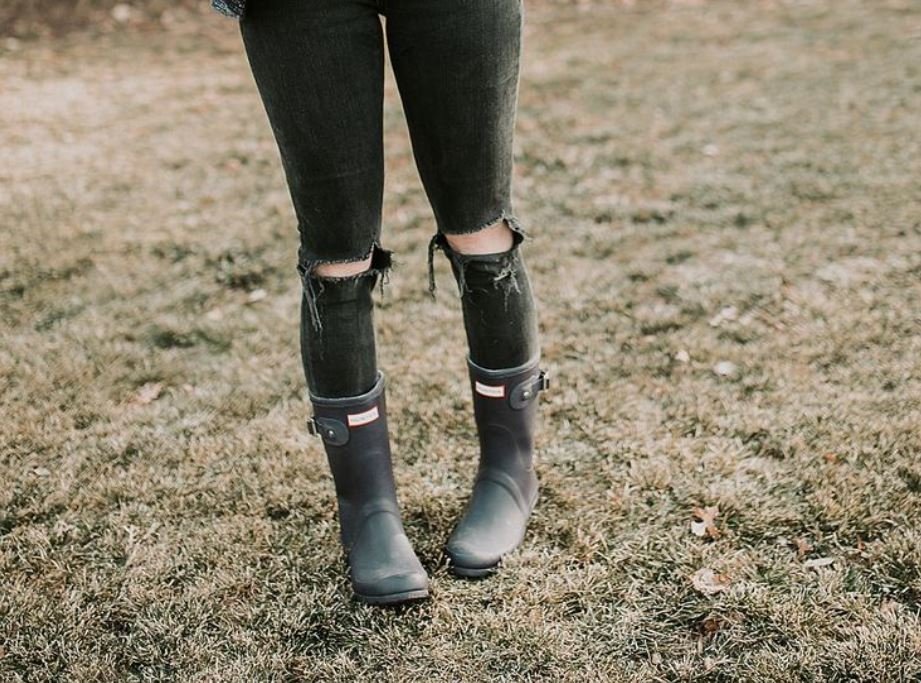 Short Hunter Boots Outfits