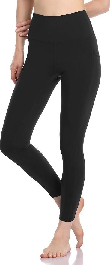 Women's High Waisted Yoga Pants 7 8 Length Leggings with Pockets 2