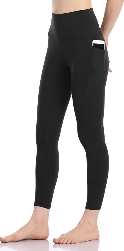 Women's High Waisted Yoga Pants 7 8 Length Leggings with Pockets