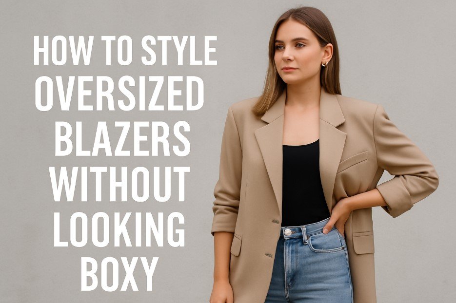 How to Style Oversized Blazers